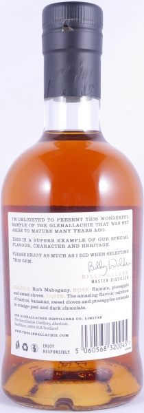 GlenAllachie 1990 27 Years Sherry Butt Cask No. 2517 50th Anniversary Special Release Speyside Single Malt Scotch Whisky 54,6%